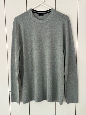 Smartwool Men's Crew Neck Sweater Sz L Gray
